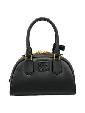 Miu Miu Handbag Black Leather